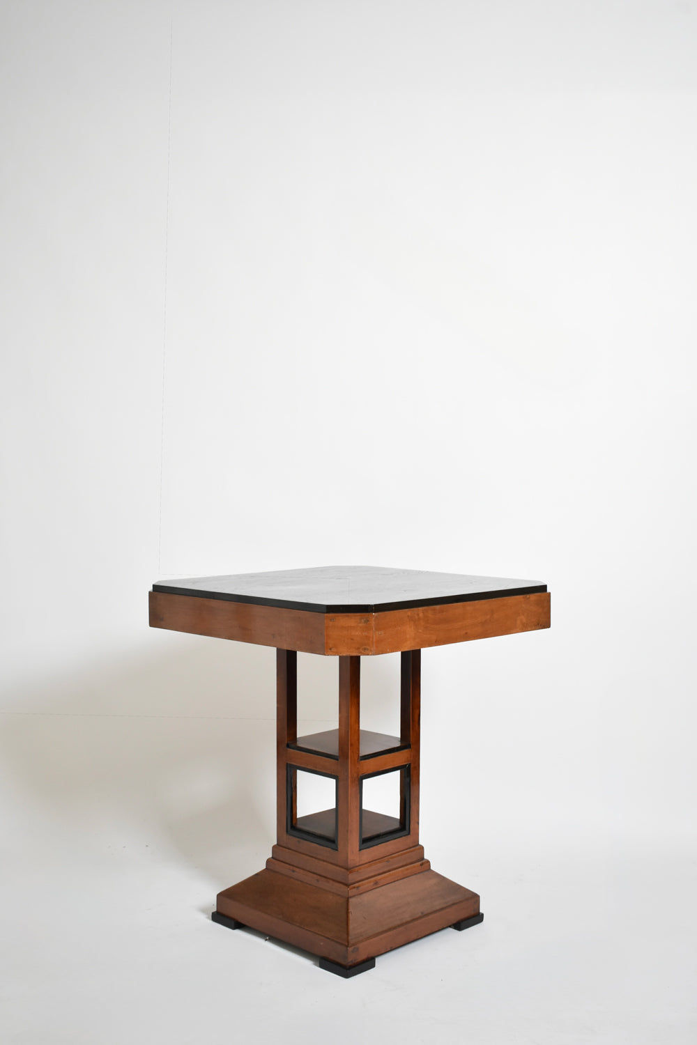 Amsterdam school pedestal table, 1920s.