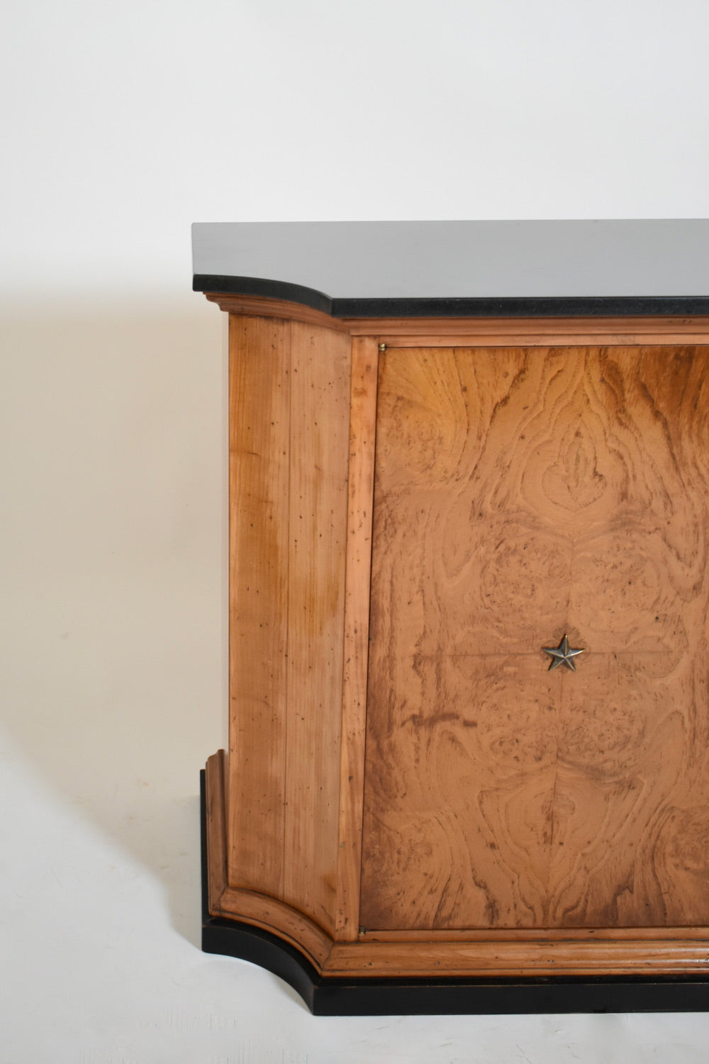 Walnut veneer sideboard, 1940s.