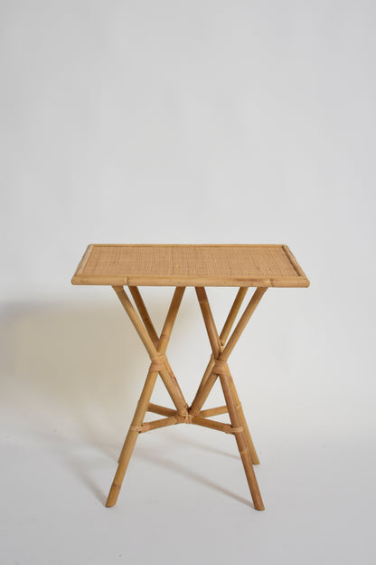 "Arrabida" 55cm natural rattan table, Barracuda Edition.