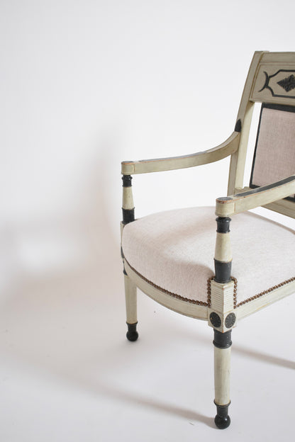 Neoclassical Directoire armchair, 1960s.