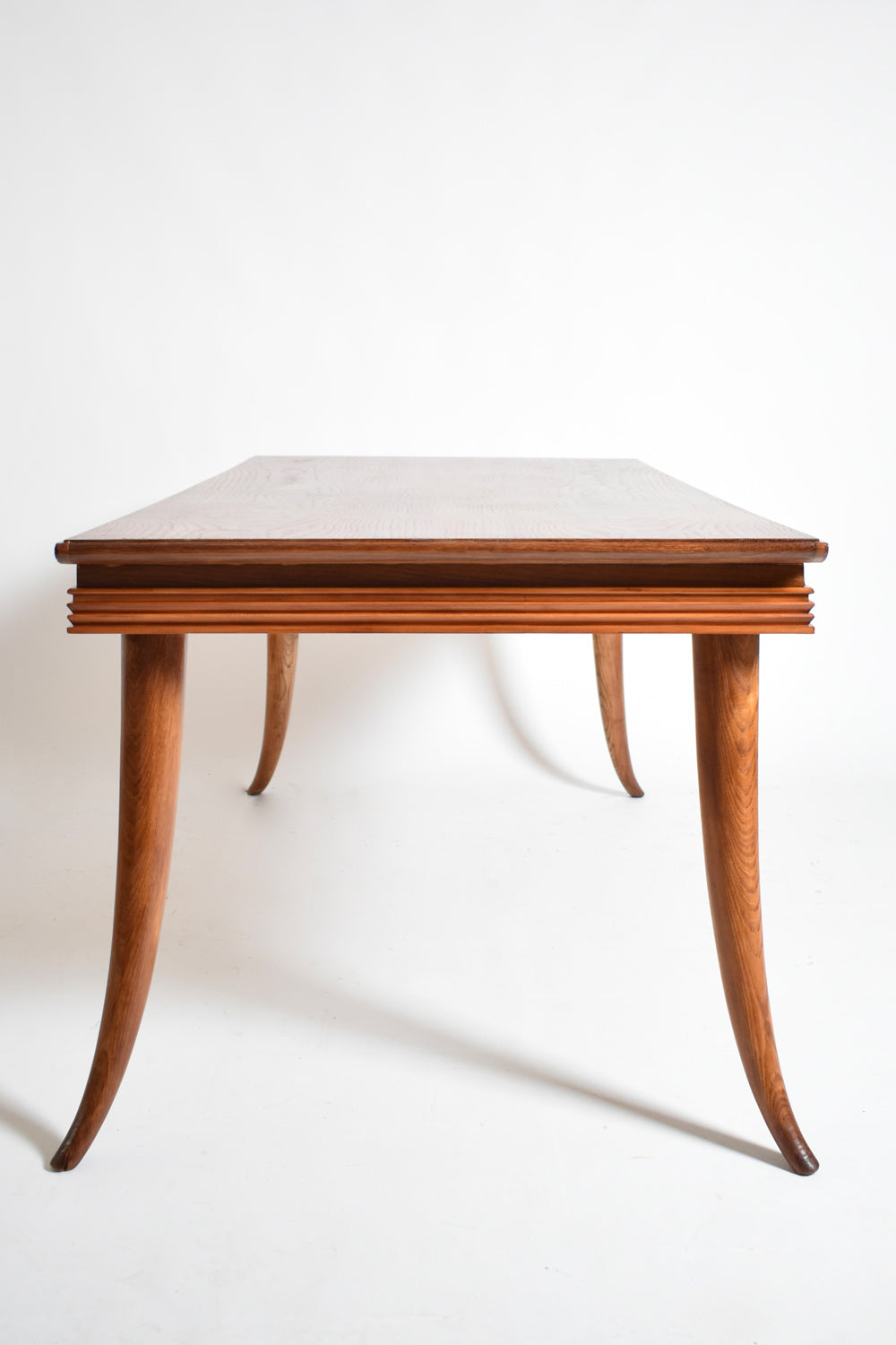 Etruscan style horns feet console dining table, 1960s.
