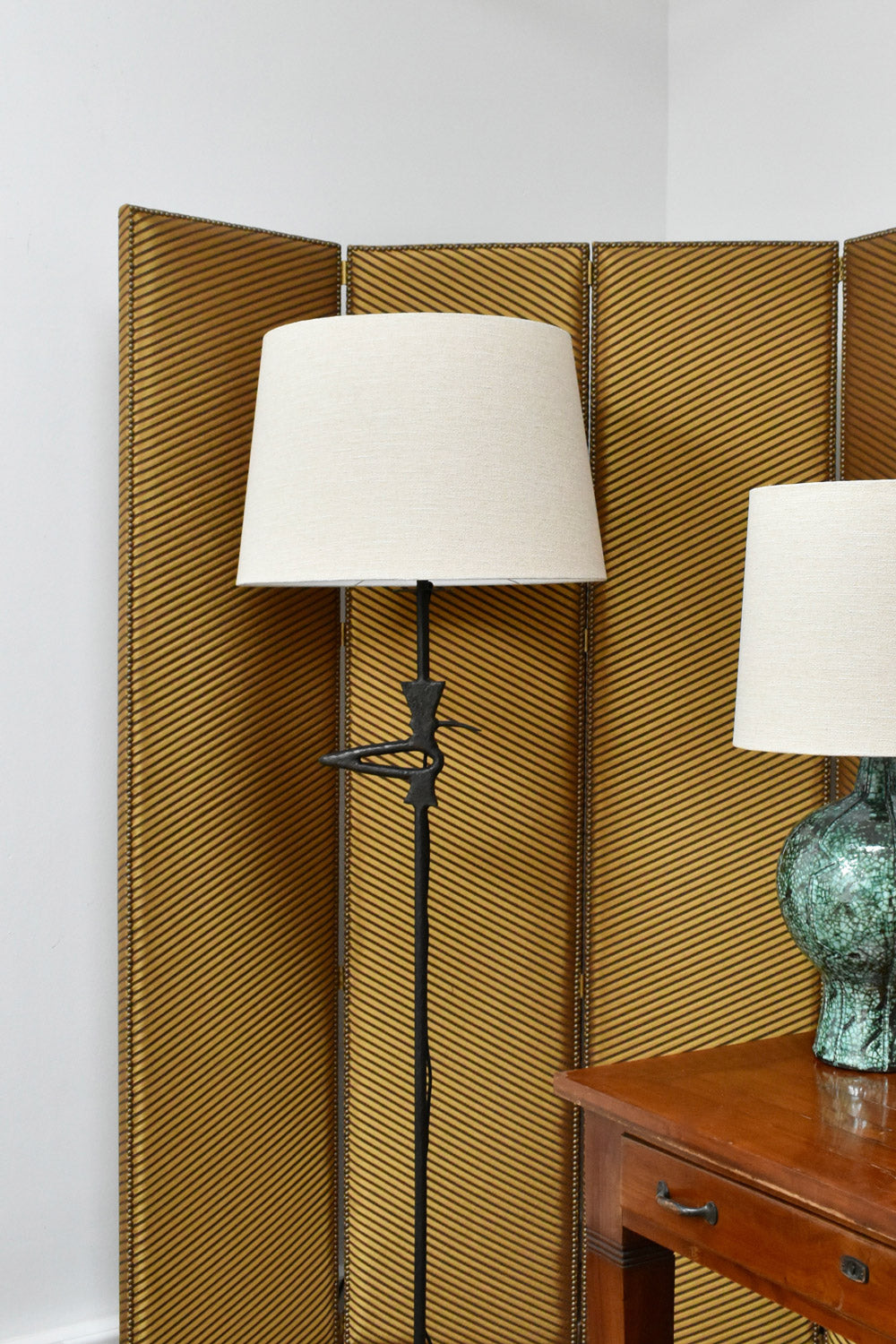 "Lanzarote" 42cm green marbled lamp, Barracuda Edition.