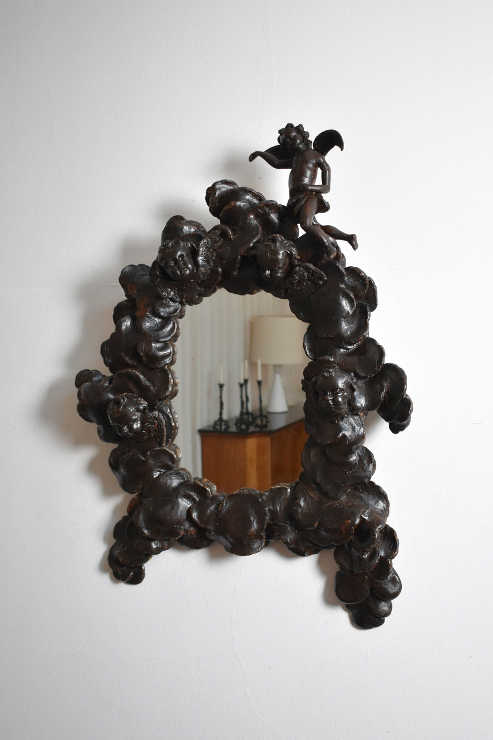 Baroque mirror, XVIIth c.