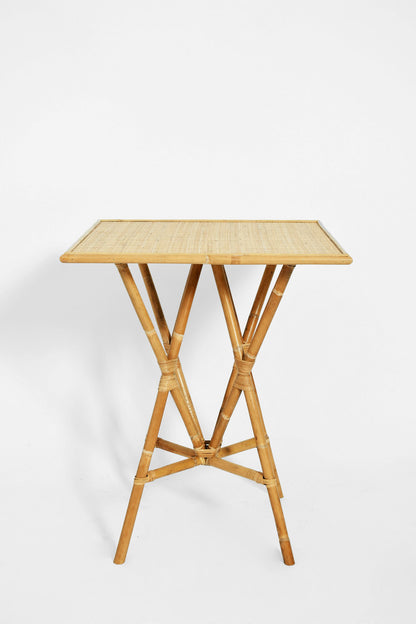 "Arrabida" 75cm natural rattan table, Barracuda Edition.