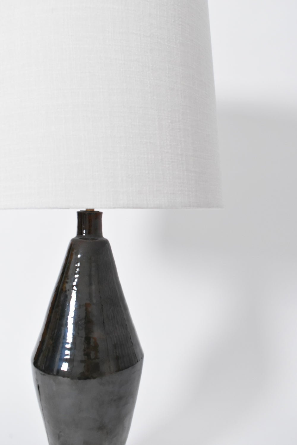 "Arrabida" 40cm dark green table lamp, Barracuda dition.