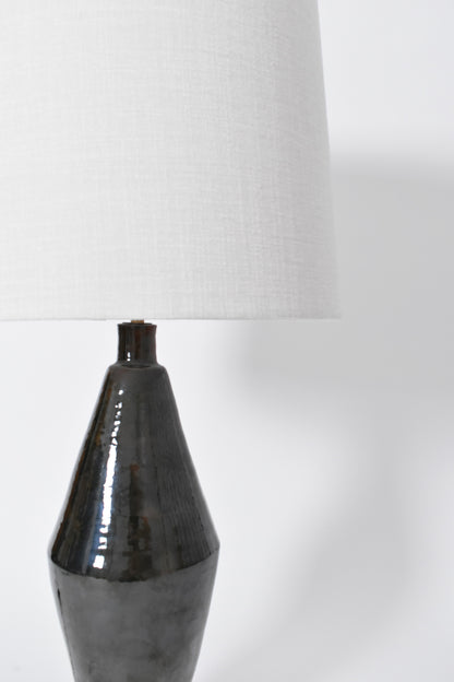 "Arrabida" 40cm dark green table lamp, Barracuda dition.