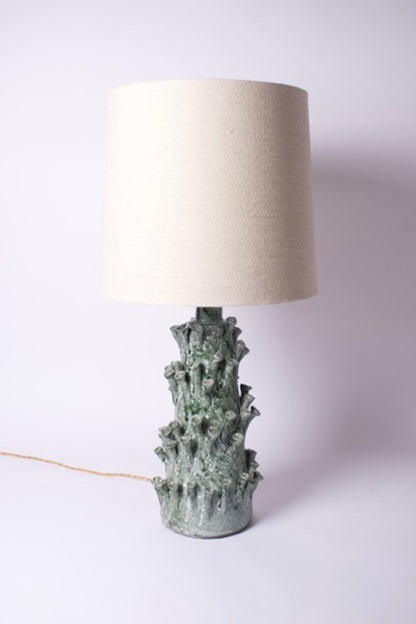 "Belize" 45cm green marbled lamp, Barracuda Edition.