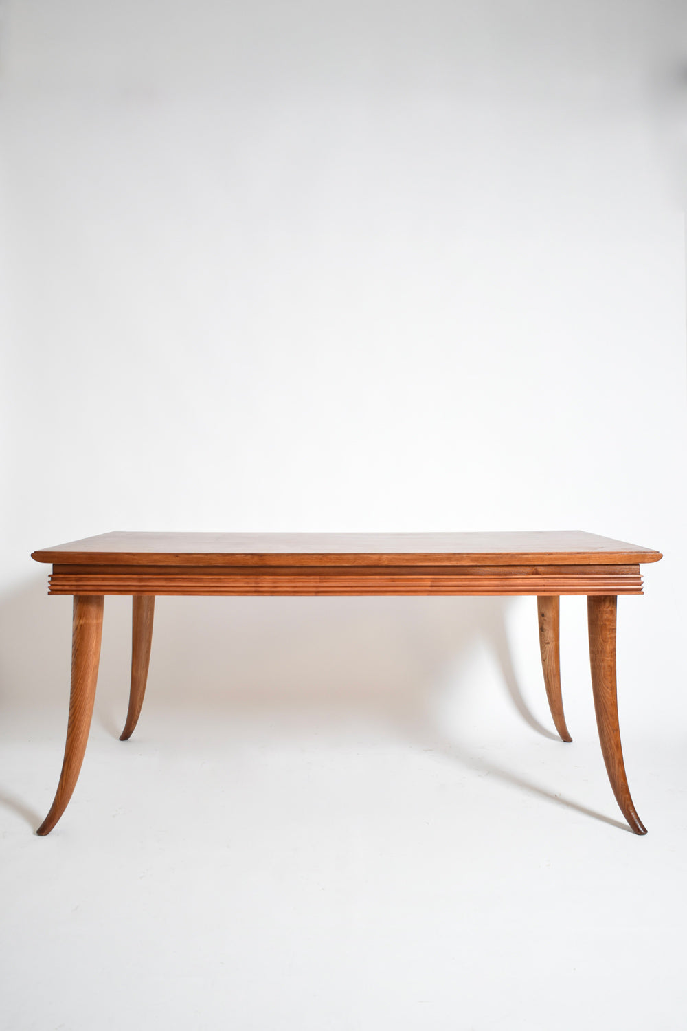 Etruscan style horns feet console dining table, 1960s.