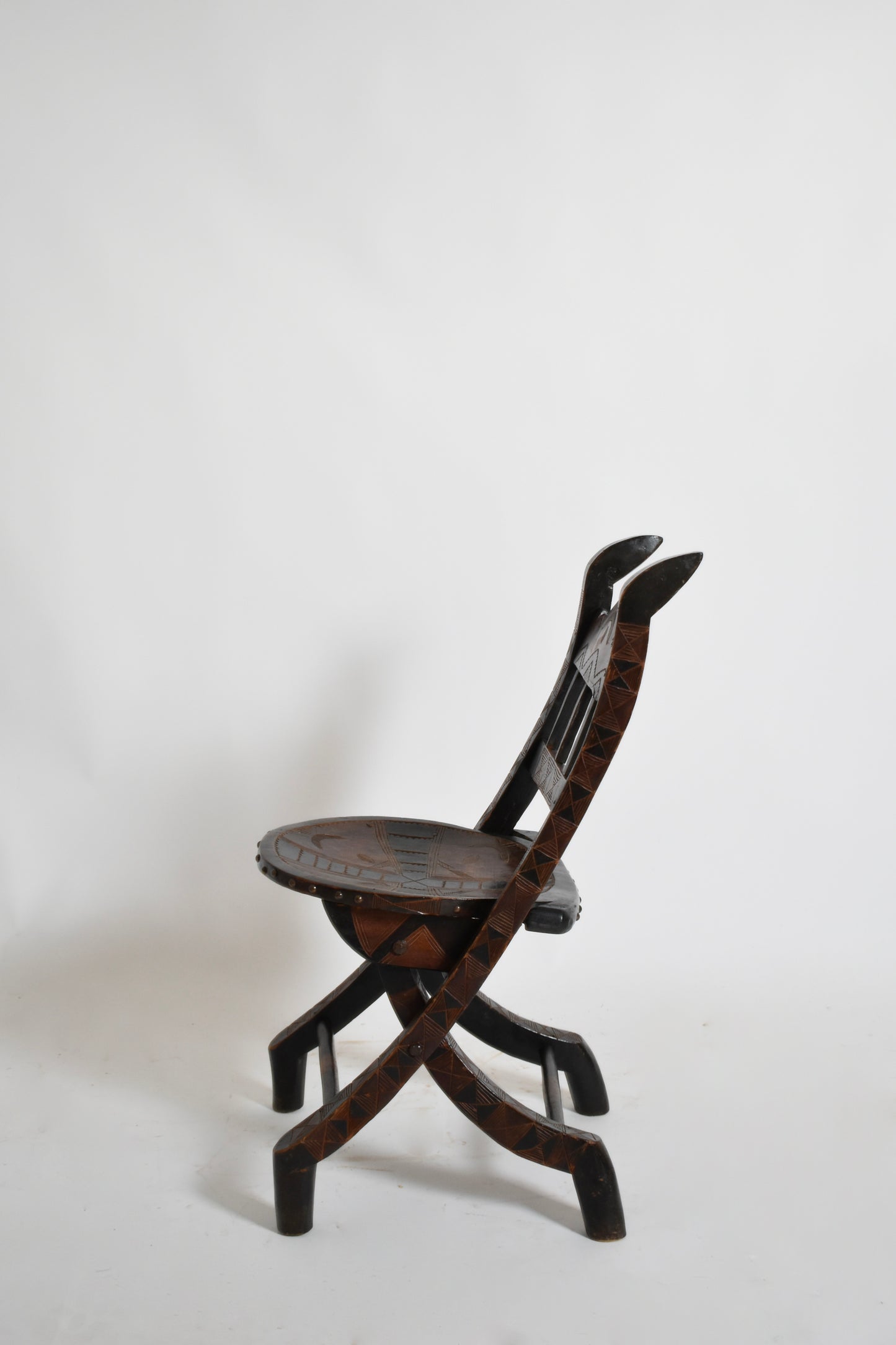 Wooden Senoufo chair, 1960s.