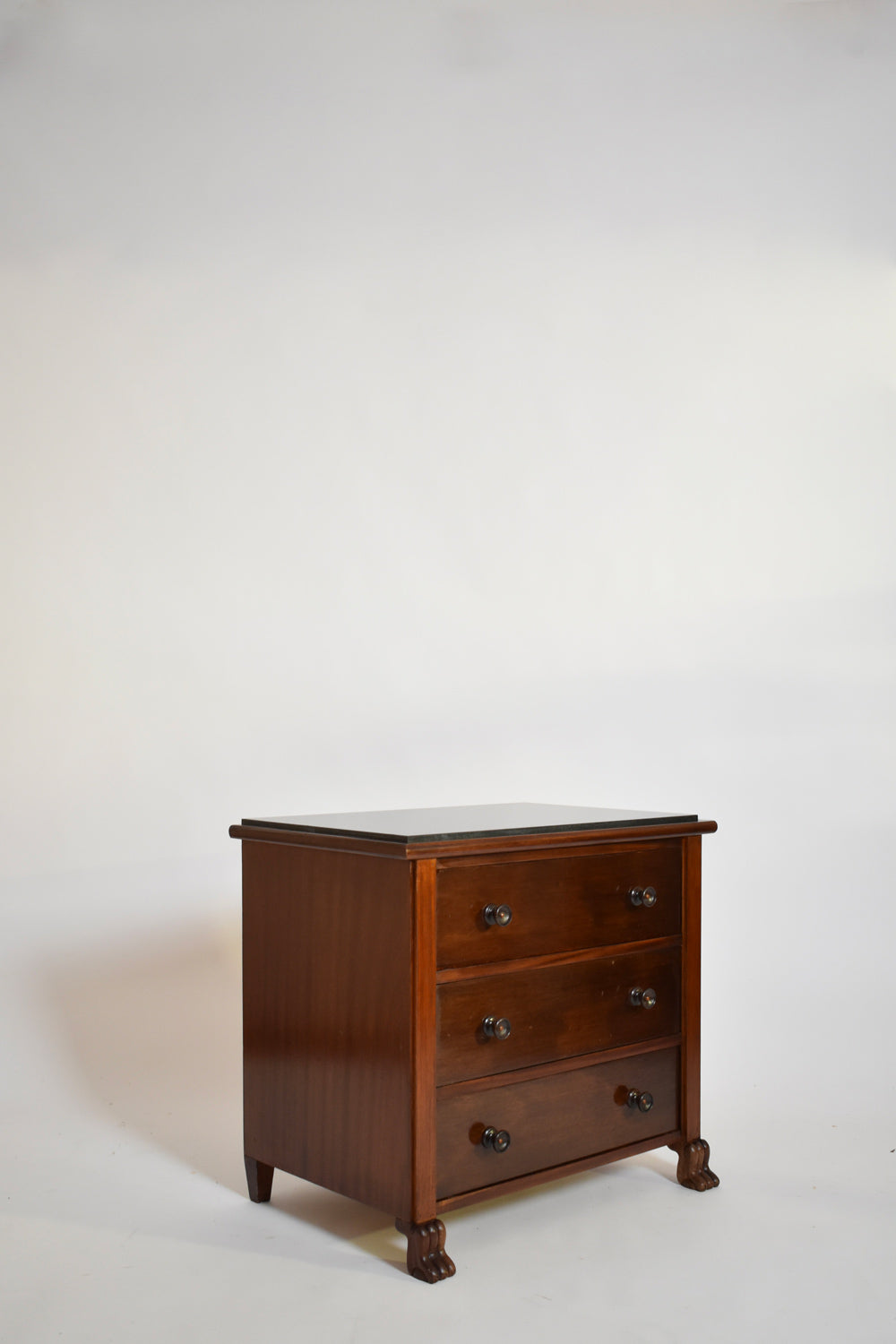 Pair of lion paws bedside tables, 1960s