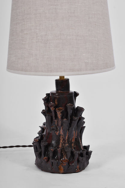 "Belize" 25cm brown lamp, Barracuda edition.