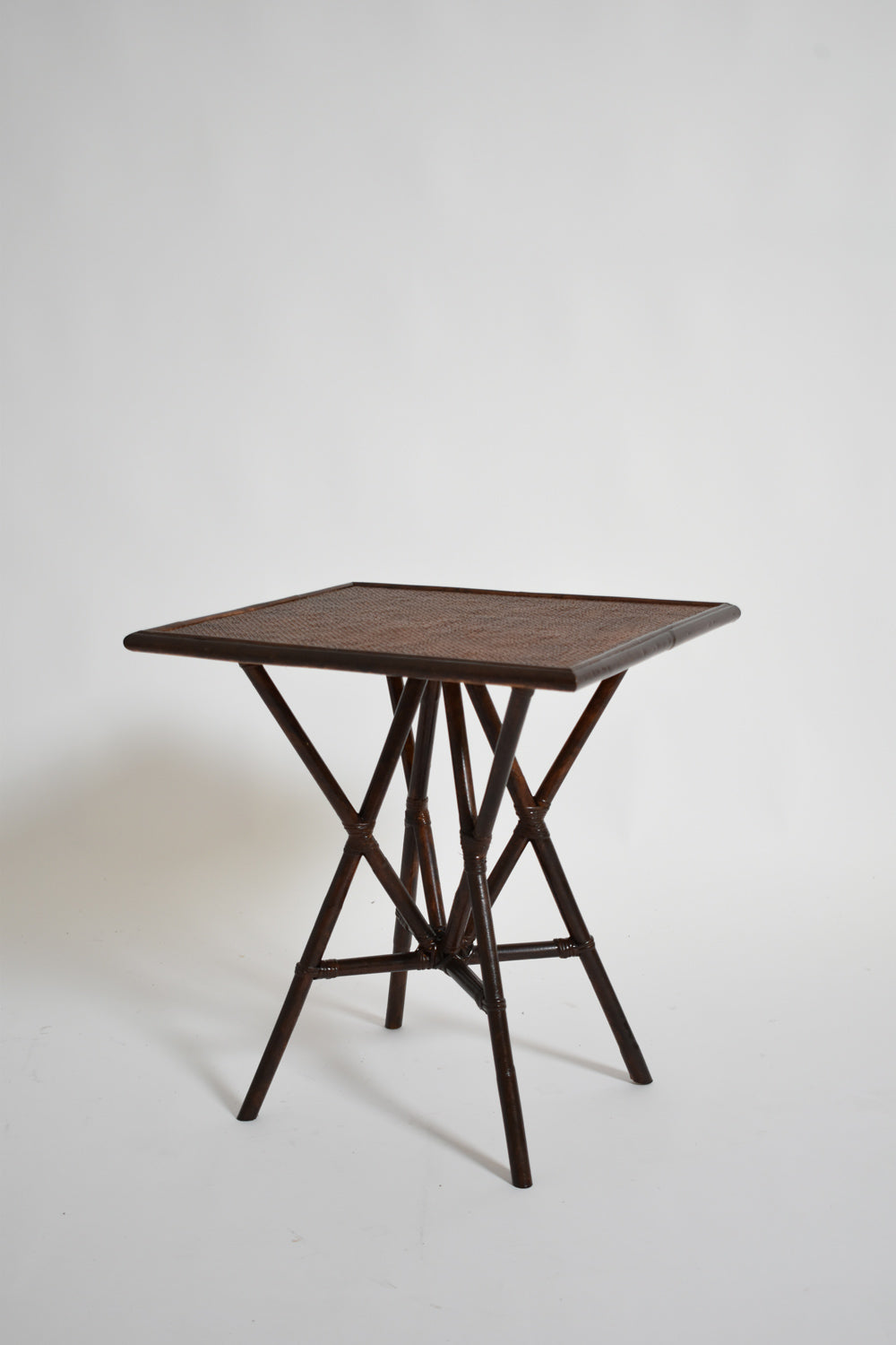 "Arrabida" 55cm brown rattan table, Barracuda Edition.