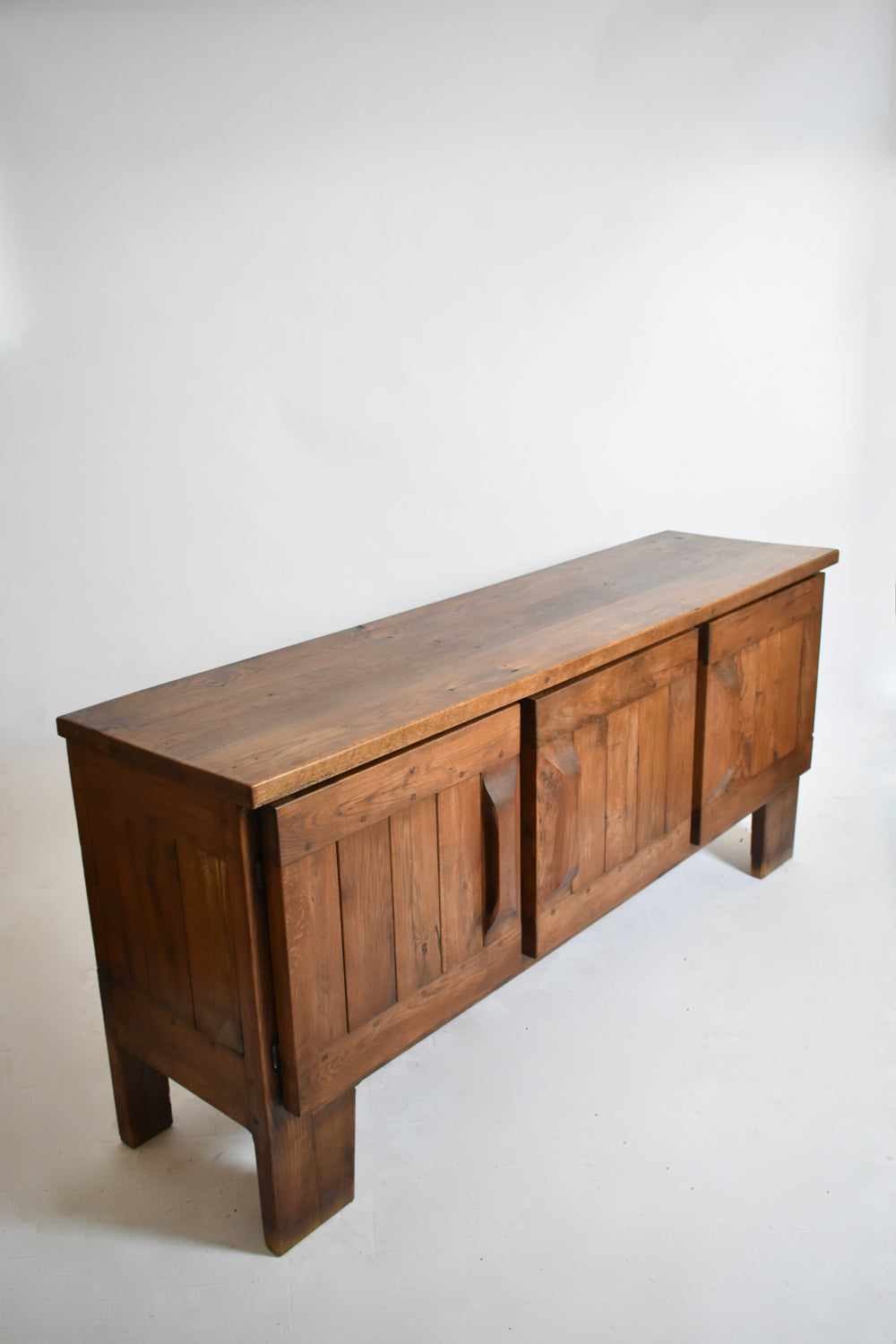 Brutalist oak sideboard, 1950s.
