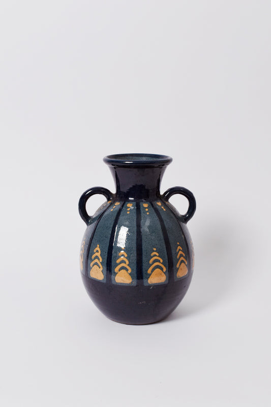 **Glazed terracota vase, Paul Jacquet. France, 1930s.