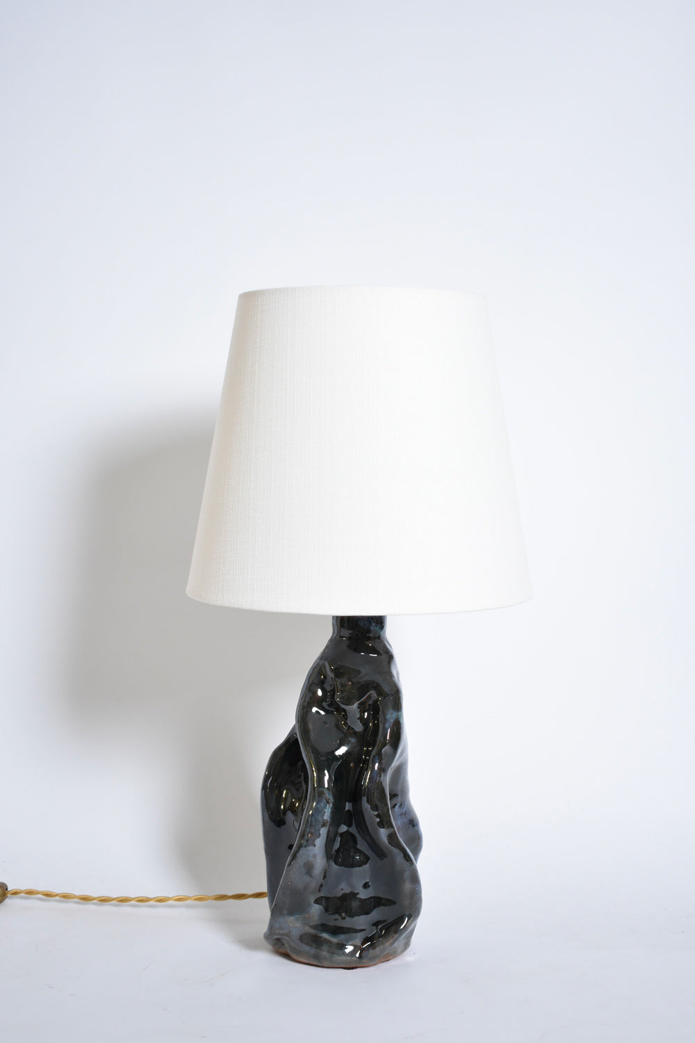 "Angkor" 33cm blue green lamp, Barracuda Edition.