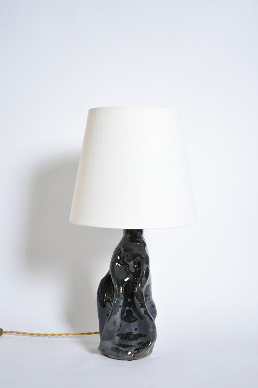 "Angkor" 33cm blue green lamp, Barracuda Edition.