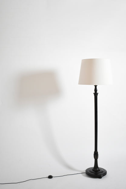Flower-shaped base and column floor lamp, 1950s.