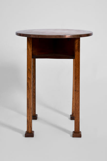 Viennese secession pedestal table, 1910s.