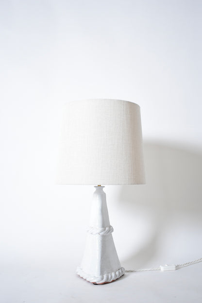 "Arrabida" rope 33cm white table lamp, Barracuda Edition.