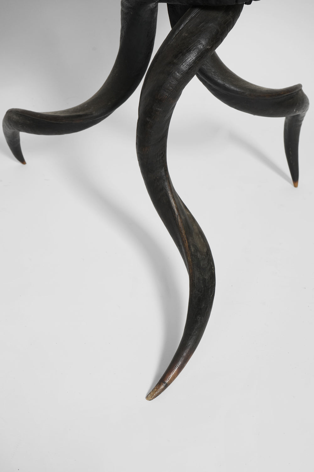 Portuguese table with black horns, 1960s.