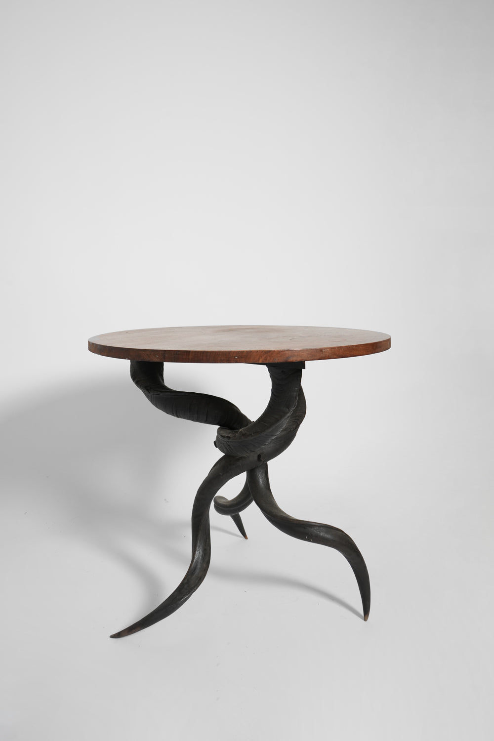 Portuguese table with black horns, 1960s.