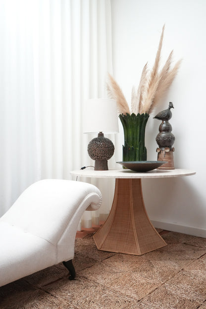 "Melides" 42cm brown lamp, Barracuda Edition.