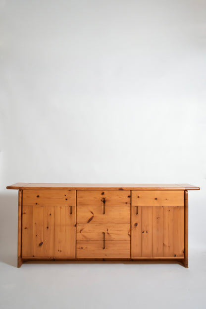 Pine sideboard, 1970s.