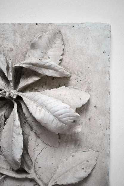 Low relief plaster with floral pattern, 1920s.