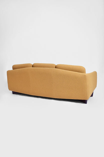 Dangles and Defrance yellow sofa. France, 1960s.