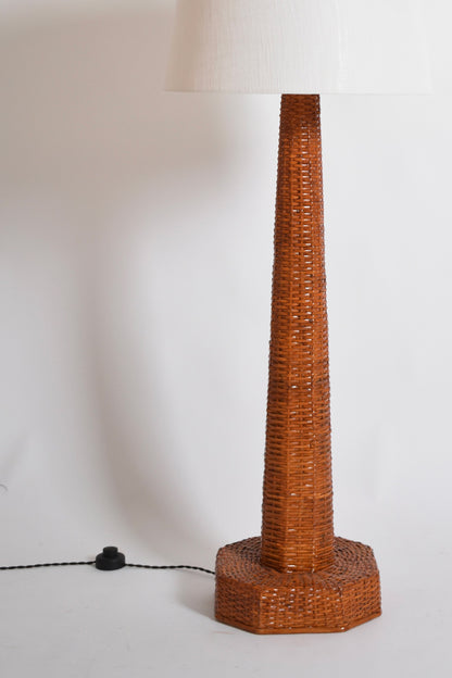 “Caprarola” 105cm braided floor lamp, Barracuda Edition