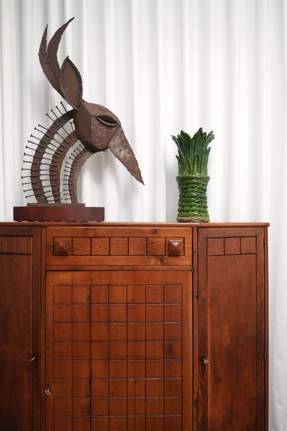 "Sintra" green basin lamp, Barracuda edition.