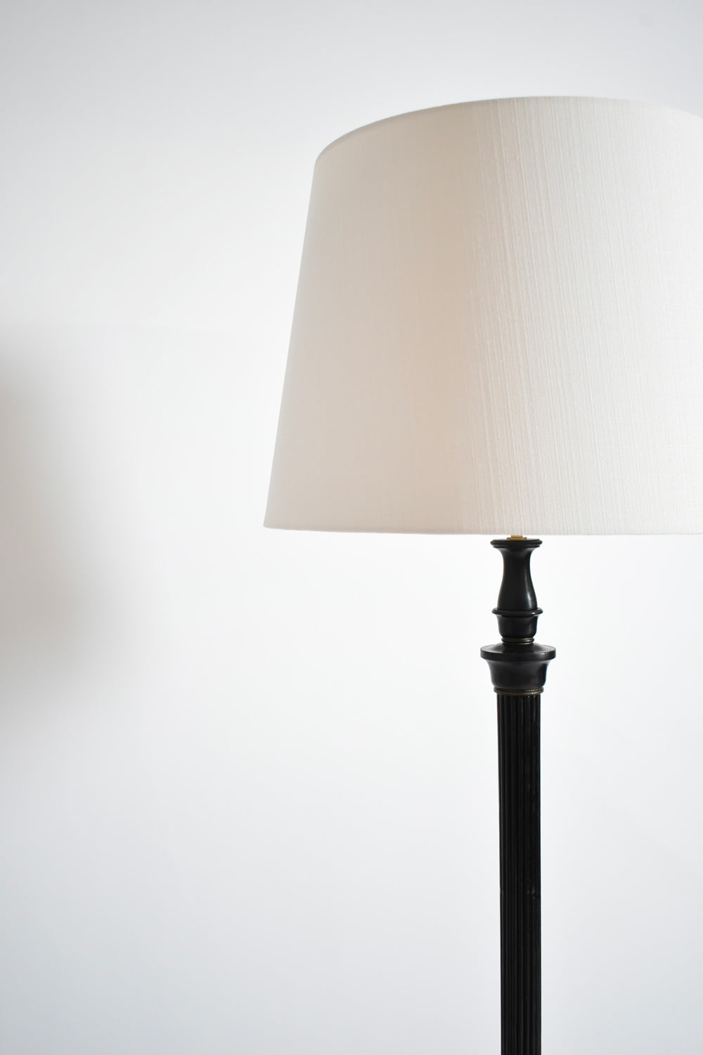Flower-shaped base and column floor lamp, 1950s.