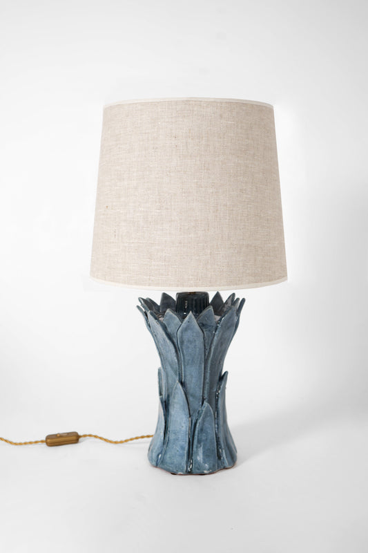 "Sintra" 30cm light blue & green table lamp. Barracuda edition.