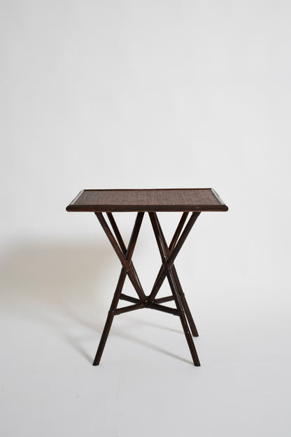 "Arrabida" 55cm brown rattan table, Barracuda Edition.