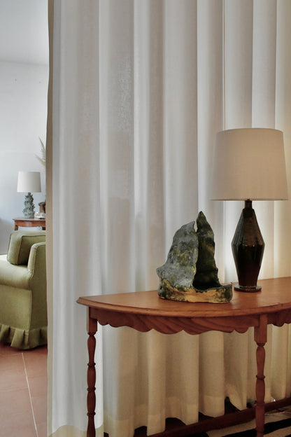 "Arrabida" 40cm dark green table lamp, Barracuda dition.