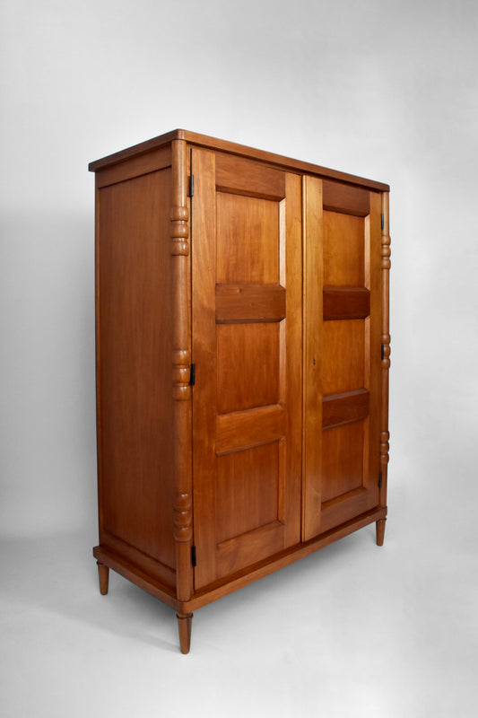 Oak wardrobe, 1950s.