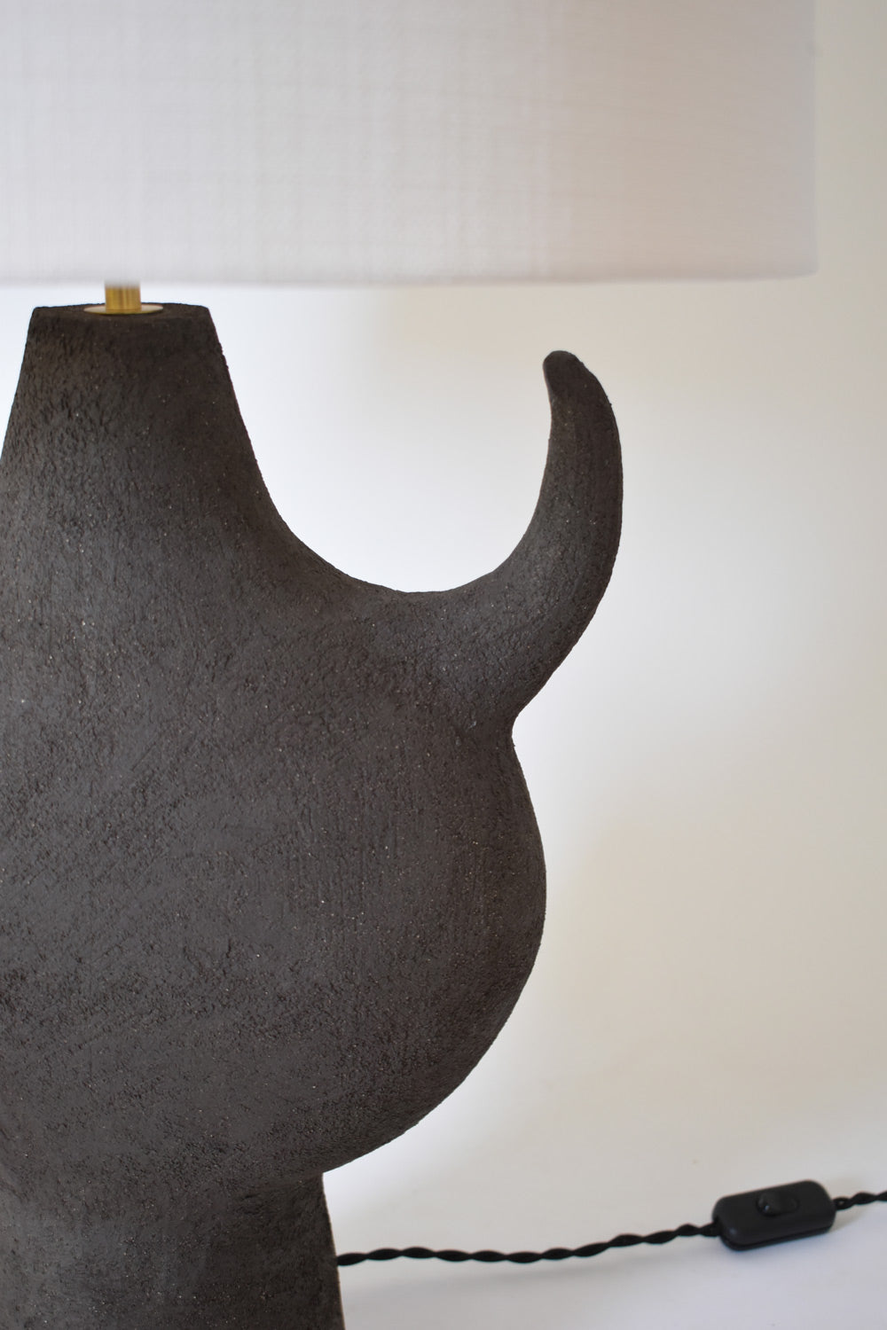"Sevilla" black table lamp, Barracuda edition.