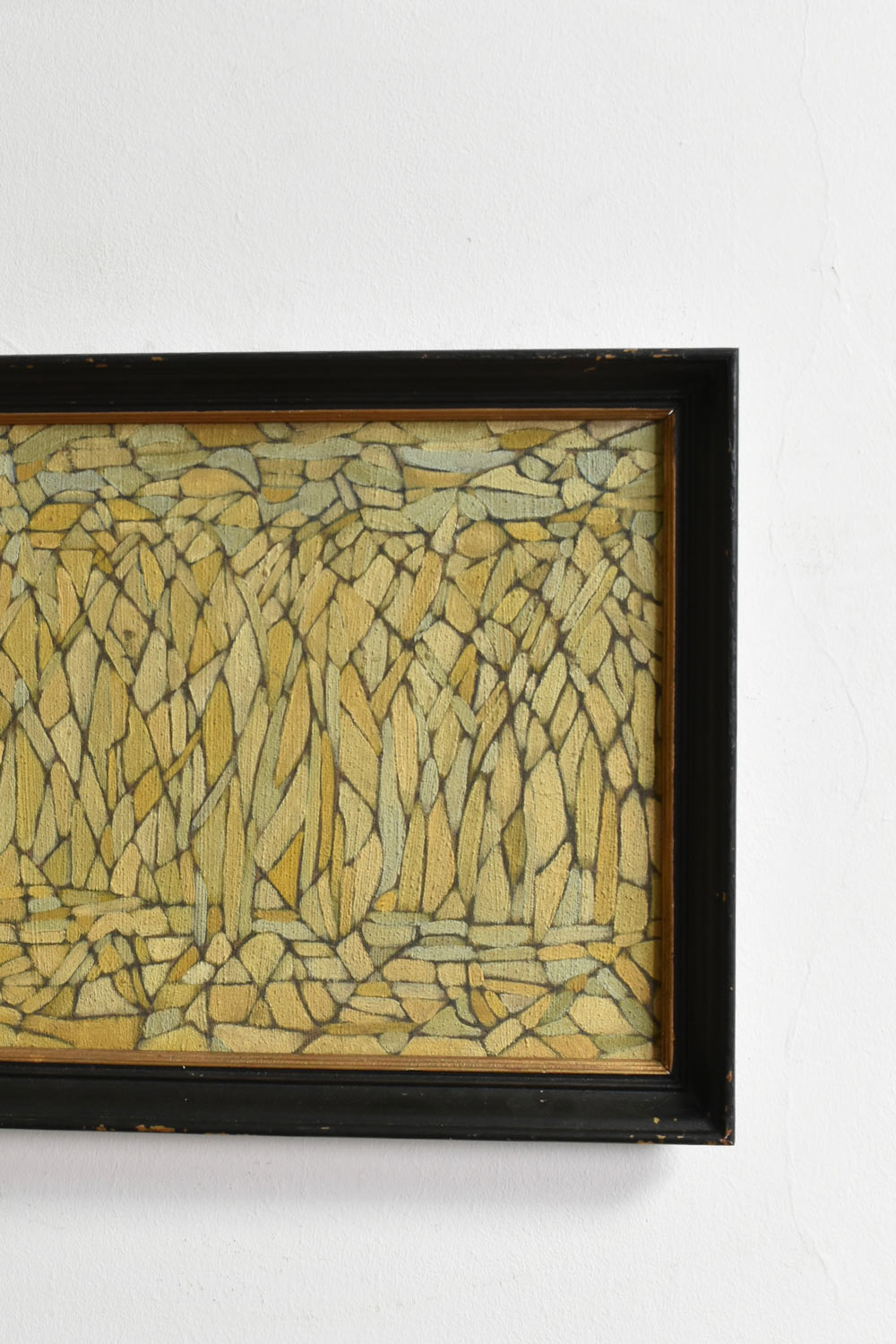 "Abstract Composition" oil on panel, 1960s.
