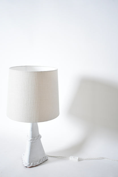 "Arrabida" rope 33cm white table lamp, Barracuda Edition.