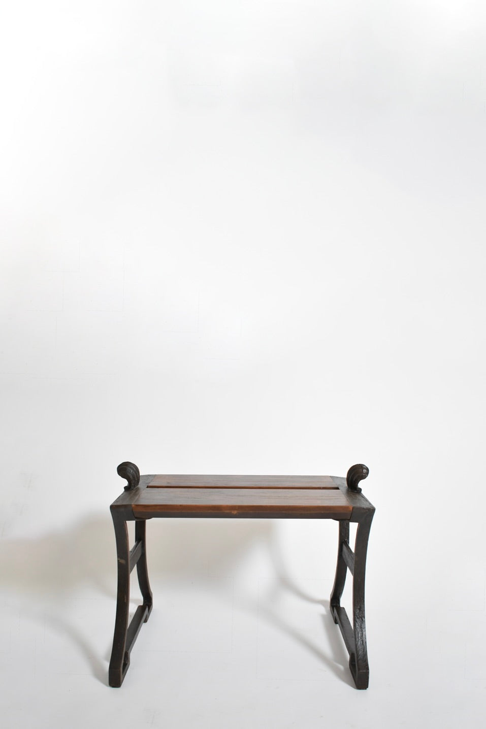 Folke Bensow cast iron and wood bench, 1920s.