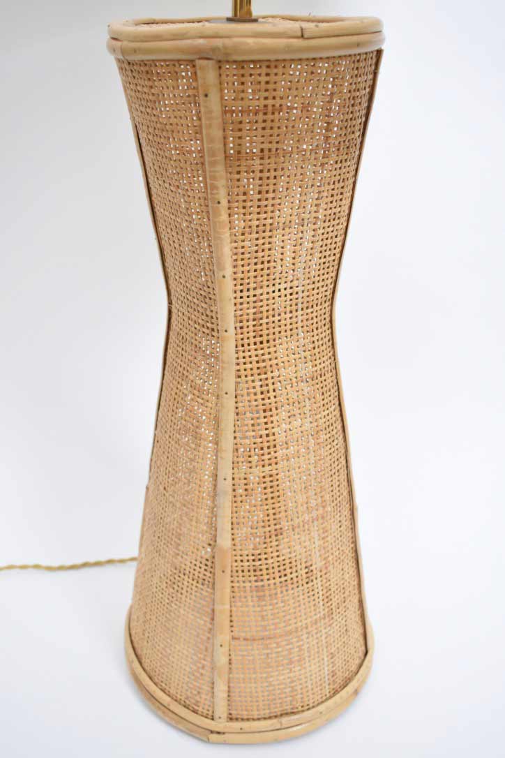 “Kasaï” 52cm rattan lamp, Barracuda Edition.