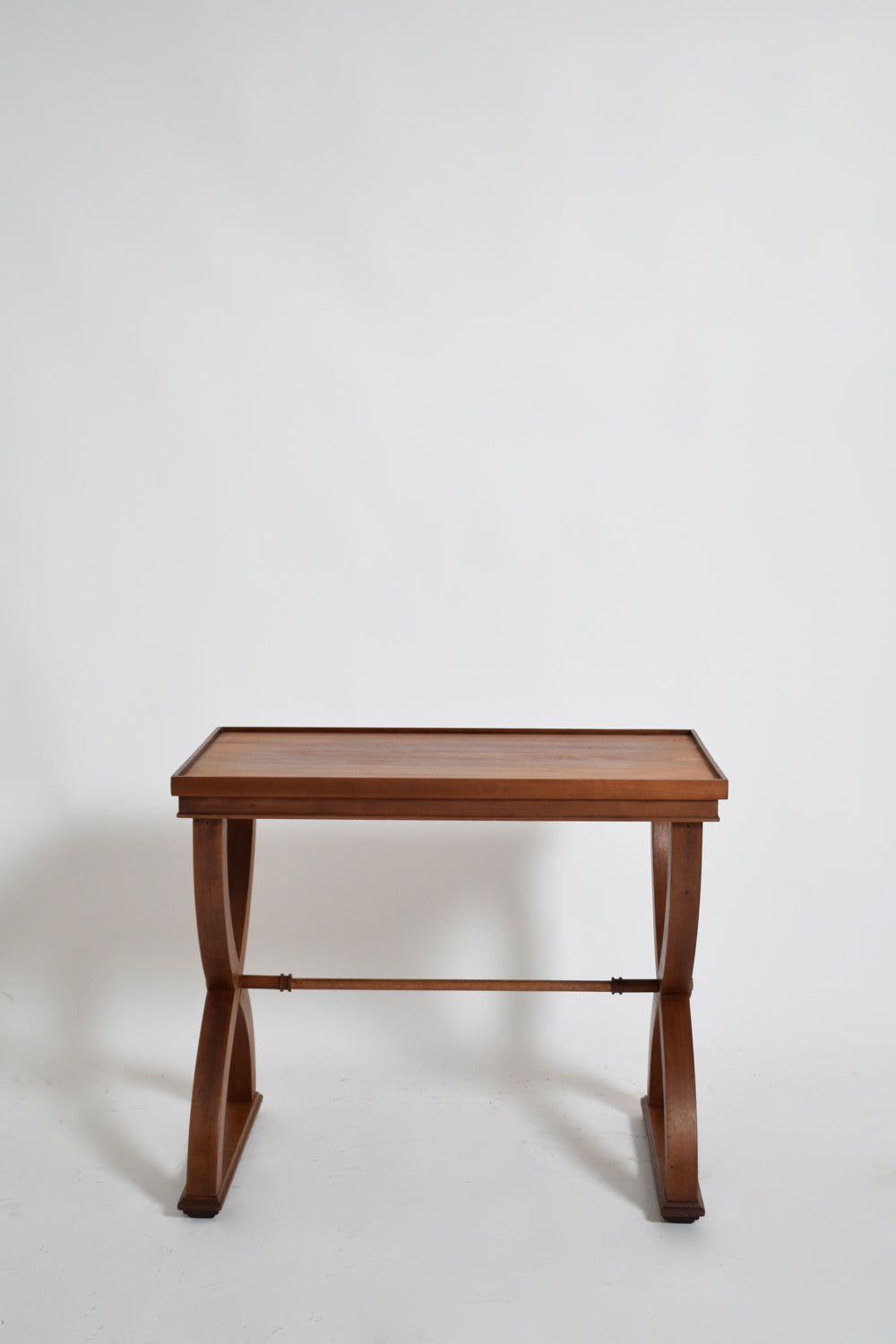 Curule neoclassical side table, 1940s.