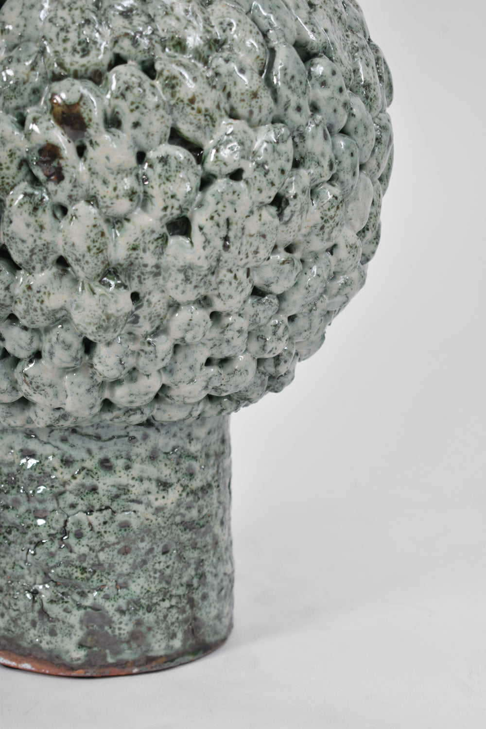 "Melides" 42cm light green lamp, Barracuda Edition.