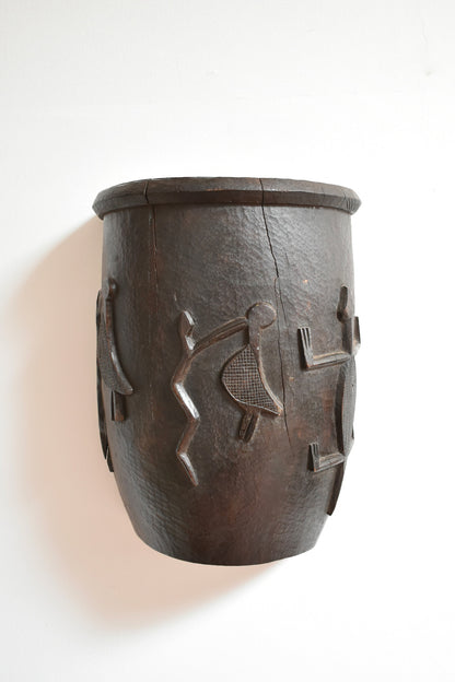 Pair of important wooden carved wall sconces, 1960s.
