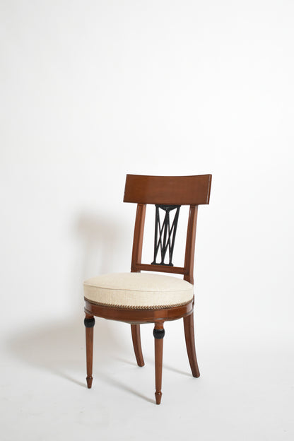 Set of four neoclassical chairs, 1920s.