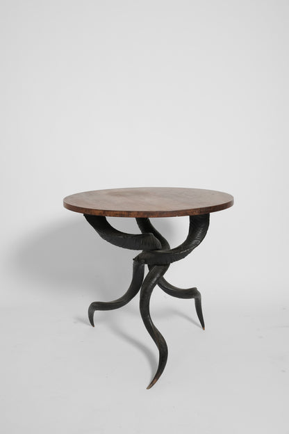 Portuguese table with black horns, 1960s.