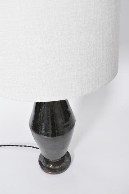 "Arrabida" 40cm dark green table lamp, Barracuda dition.