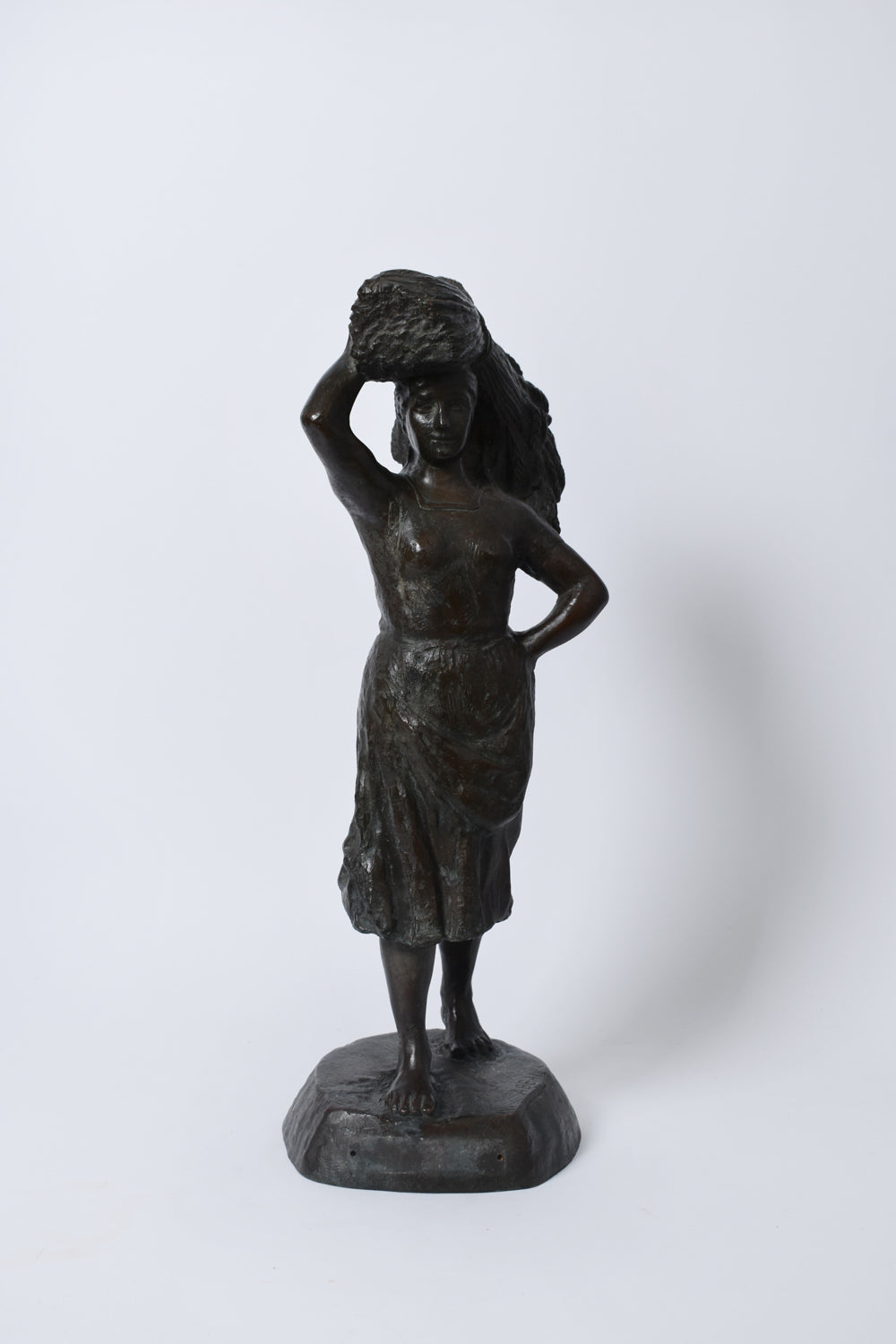 Bronze sculpture, André Abbal, 1930s.