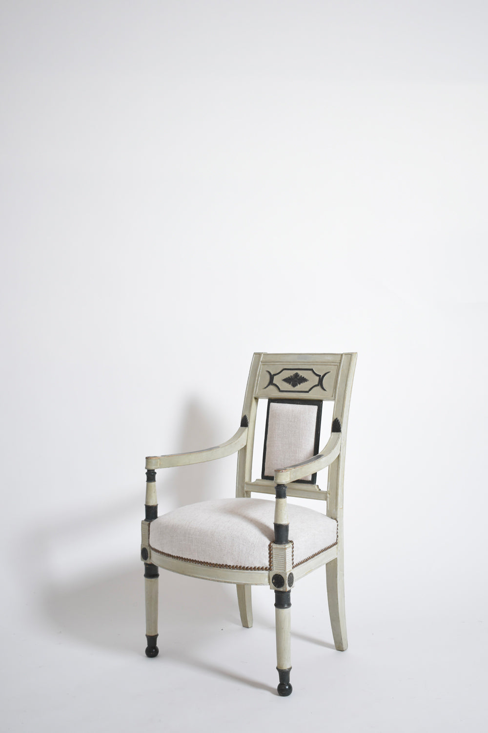 Neoclassical Directoire armchair, 1960s.