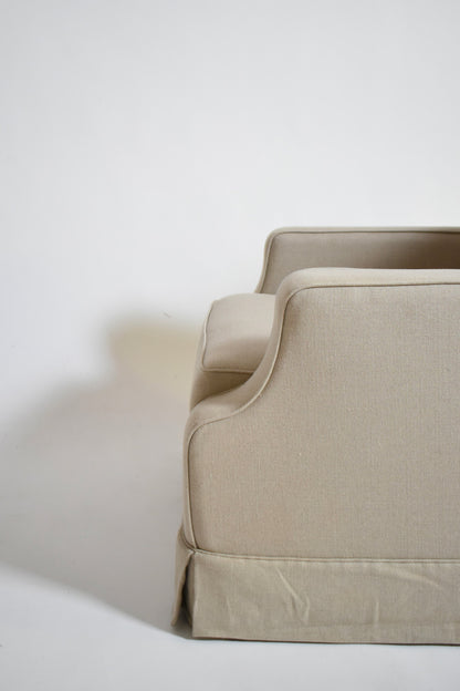 Fabric armchair, 1960s.